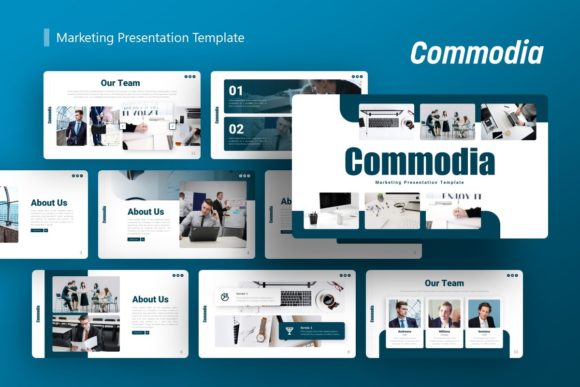 Evaluating Presentation Template - Commodia for Professional and Creative Use Cases