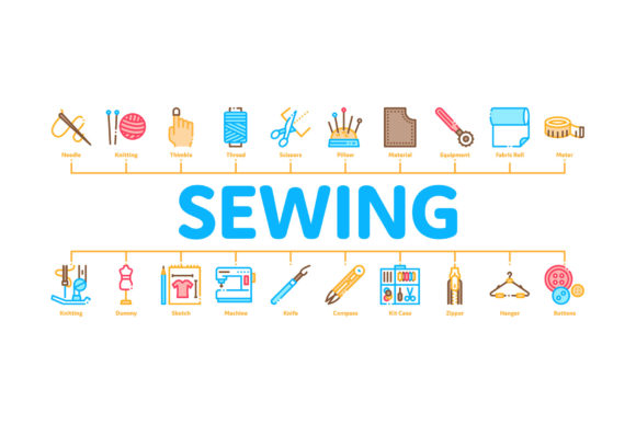 Evaluating Sewing and Needlework Minimal Vector Assets for Professional Design