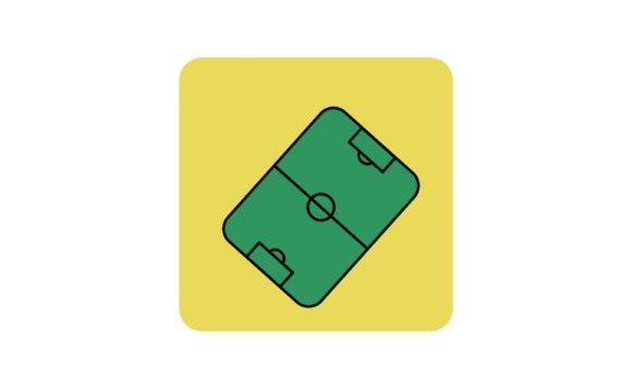 Evaluating the Flat Icon - Sport Soccer Field for Professional Design Workflows