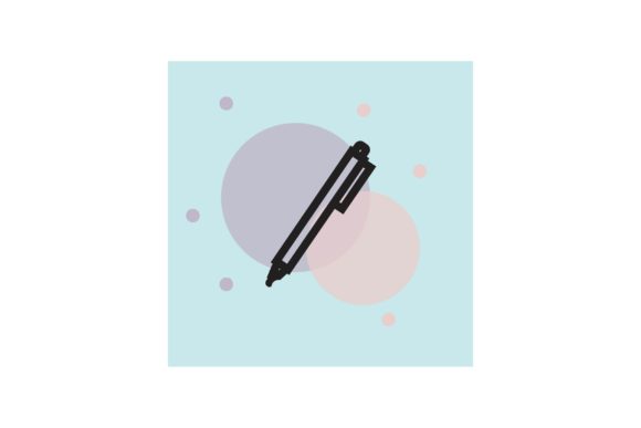 Flat Icon - Education Pen: Elevating Visual Communication in Learning and Business