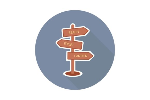 Flat Icon - Travelling Location Board Design Guide