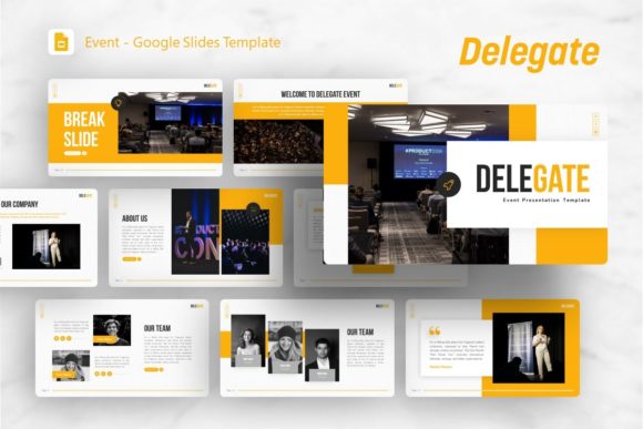 Google Slides Template Delegate: Versatile Design