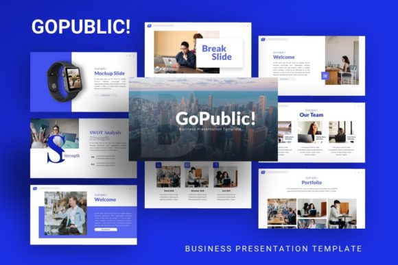 GoPublic Presentation Template: A Versatile Design Tool