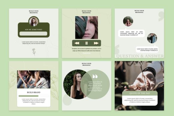 Instagram Feed Template: Building Brand Identity