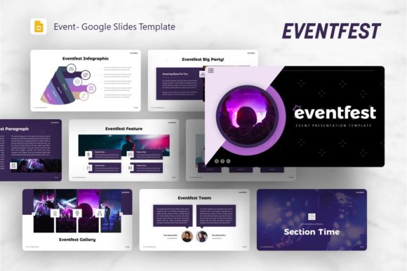 Maximizing Visual Impact with the Google Slides Template - Eventfest for Professional Presentations