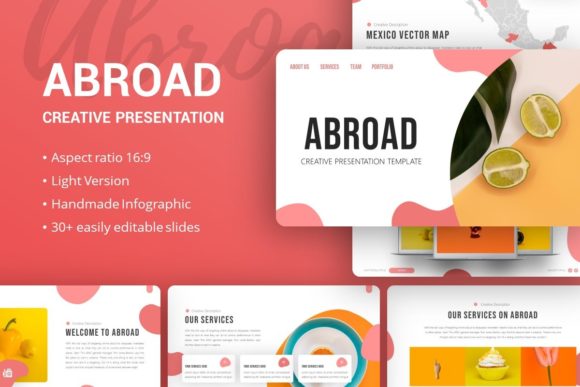 Presentation Template - Abroad: A Strategic Framework for Visual Communication