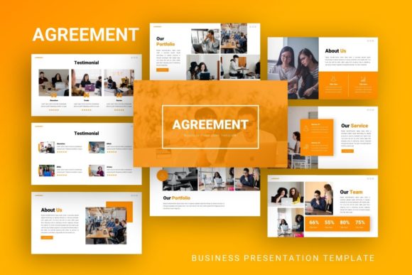 Presentation Template - Agreement: Streamlining Professional Communication