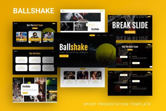 Presentation Template - Ballshake: A Practical Asset for Modern Visual Communication