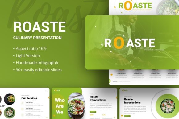 Presentation Template - Roaste: A Versatile Design Solution for Modern Storytelling