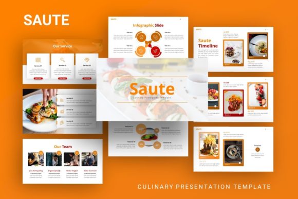 Presentation Template - Saute: Versatile Slide Design