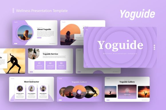 Presentation Template - Yoguide: A Comprehensive Framework for Wellness and Corporate Communication