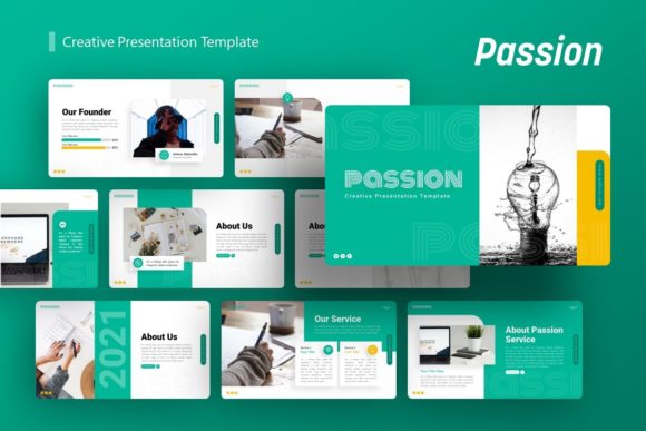 Unlock Your Creativity with Passion Creative Presentation Template